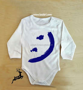 Pelele de algodón orgánico de primera calidad para bebés, ropa personalizada de manga corta para recién nacidos, india, 100% - Product Image 4