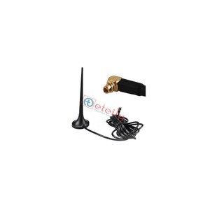 Antenne GSM 3dbi avec connecteur à Angle droit MMCX, Base magnétique - Product Image 1