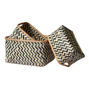 Cesta de ropa de bambú para almacenamiento y organización - Product Image 4