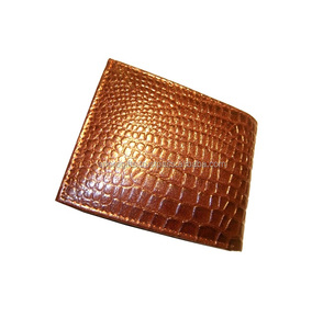 Portefeuille en cuir marron à motif Crocodile pour homme, pochette tendance, en vrac - Product Image 1
