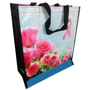 Bolsa de Compras de PP Tejido con Asas de Tela de PP, Construcción con Ribete en U, Tamaño y Color Personalizables, Uso Cómodo, Diseño Atractivo - Product Image 5