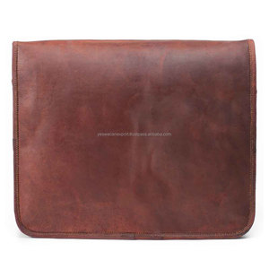 New Arrival Vintage Goat <b>Leather</b> Women's Messenger <b>Bag</b> Handmade Genuine <b>Laptop</b> Briefcase Bohemian Crossbody/Shoulder Fashionable - Product Image 4