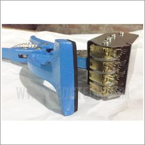 Pince à tatouer rotative avec 4 chaînes, réutilisable, certifiée ISO9001, pour l'identification animale vétérinaire (bovins, ovins, caprins) - Product Image 4