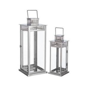 Lanternes décoratives galvanisées et en verre - Product Image 3