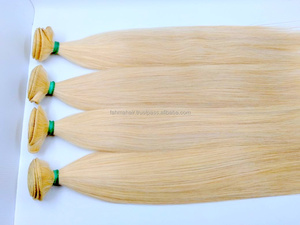 Extensions de cheveux naturels 100% humains lisses, provenant d'Indonésie, cheveux vierges Remy, sans perte, 8 à 32 pouces, couleur chair, tissage - Product Image 3