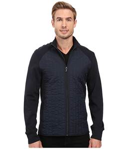 Chaqueta acolchada de poliéster y nailon para hombre, chaqueta acolchada verde personalizada - Product Image 3