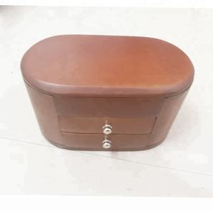 2024 vente chaude boîte à bijoux design en bois avec tiroir et miroir boîte à bijoux en cuir en bois - Product Image 1