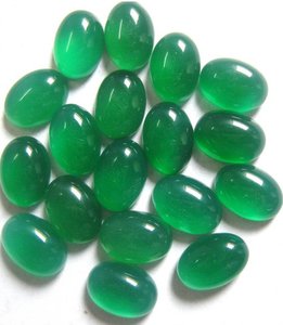Venta al por mayor, piedras preciosas de ónix verde Natural, corte ovalado, forma elegante, briolette, piedras preciosas sueltas, piedras de ónix verde para la fabricación de joyas - Product Image 2