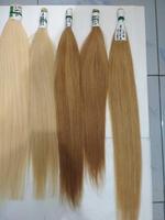 Extensions de cheveux en vrac, cheveux brésiliens 100% Remy naturels, lisses, couleur naturelle, doux, brillants, 8"-32", double trame machine T/T