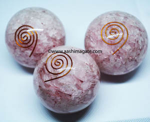 หินควอตซ์แกะสลักทรงกลมหินควอตซ์คริสตัลหัตถกรรมหัตถกรรมหินหยกฮวงจุ้ยมาสค็อตแกะสลัก - Product Image 1