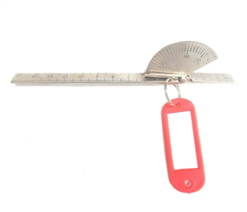 Stainless Steel Medical Finger Goniometer | Metal Protractor Ruler Angle Finder Goniometer | Short Finger Goniometer |