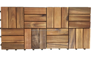 Nuevo DT FURNITURE Azulejos de cubierta de diseño tradicional Material de madera duradero Muebles de exterior Juegos de jardín Uso decorativo exterior - Product Image 3