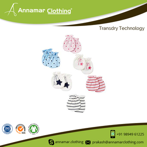 High Quality Customized Comfortable 100% Cotton Baby Mittens - Product Image 5