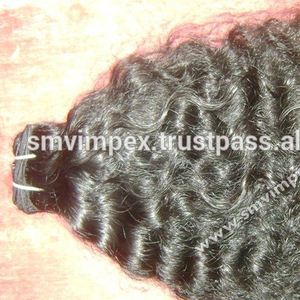 Extensiones de cabello humano ondulado Remy virgen indio natural cabello crudo alineado con cutícula DE LA India trama única permanente listo - Product Image 4