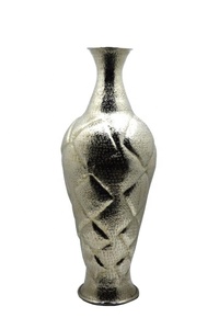 Birthday Party Decoration Best Quality Aluminium Metal Decorative Flower <b>Vase</b> Holder Shiny Silver Plated Finishing Flower <b>Vase</b> - Product Image 4