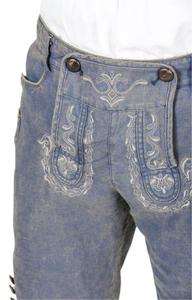 Pantalones Cortos Vaqueros Vintage para Hombre, 100% Algodón, Ecológicos, Impermeables, Transpirables, de Secado Rápido, con Bordado, 300g, Casuales de Verano - Product Image 3