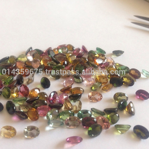 
 
 
 Piedras de Turmalina Facetadas Naturales Multicolores (Rosa/Rojo/Naranja/Peridoto) Tratadas con Calor de 3-8 mm al por Mayor |   COSZCATL de Origen Indio - Product Image 1