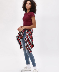 OEM servicio personalizado 100% algodón al por mayor camisetas sin mangas lisas de los hombres baratos, Maroon Crew Neck transpirable Crop Top - Product Image 1