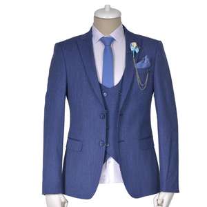 ชุดสูทสลิมฟิตสำหรับผู้ชายสไตล์ตุรกีแบบมืออาชีพชุดสูทสลิมฟิตสำหรับธุรกิจหรูหรา - Product Image 2