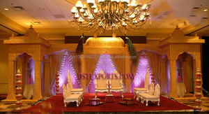 แกรนด์แต่งงานบัว Mandap เสาใยผู้ผลิตใหม่ Mandaps แต่งงาน - Product Image 3