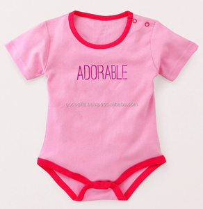 Pelele triangular de manga corta de algodón para bebé, ropa bonita de moda para niño, Pelele de bebé, proveedor indio tirupur, novedad - Product Image 6