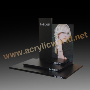 Présentoir de bijoux en acrylique, lot de 1 pièces, collier et Bracelet à 3 côtés et 1 face - Product Image 6