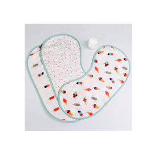 Indian Factory Supply Bulk Organic Cotton Custom Large Burp Cloth with Low MOQ - Product Image 1