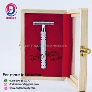 NEW STYLE DOUBLE EDGE SAFETY RAZOR WITH WOODEN BOX PACKING Men Shaving Razor - Product Image 5