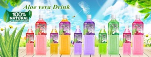 Bebida de fruta de la pasión y aloe vera-500ml Natural al por mayor Tropical, bebida saludable, refresco - Product Image 2