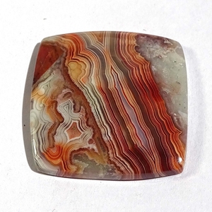 RIDA CREATIONS หินหัวเราะธรรมชาติ คุณภาพสูง ให้ความรู้สึกดี สีน้ำตาล หินอะเกตลายลูกไม้สุดแปลก หินพลอยหลวม เกรด AAAAA รับรองโดย IGI แท้ 100% หินธรรมชาติ RC - Product Image 1