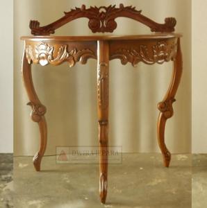 Meuble console de table classique en acajou, prévente - Product Image 2