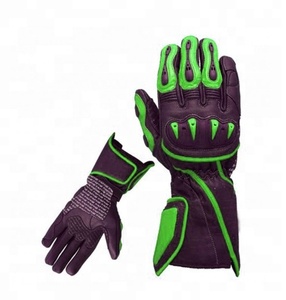 Guantes de cuero auténtico para montar en motocicleta, calidad de exportación, personalizados - Product Image 1