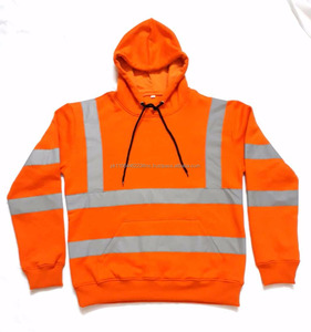 Ropa de trabajo de alta visibilidad al por mayor, sudadera con capucha personalizada para hombre, ropa de trabajo de alta visibilidad superventas, Sudadera con capucha de seguridad del fabricante - Product Image 3