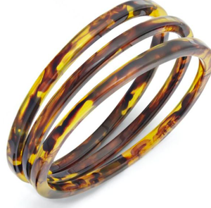 Latest Design <b>Crystal</b> Studded Resin <b>Bracelet</b> Wholesale Latest Trend Resin Stalk Fashion Bangle for Ladies - Product Image 1