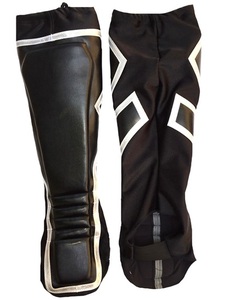 Shemax 2023 de alta calidad, superventas, venta al por mayor, kickpads de lucha libre con borde plateado negro personalizado - Product Image 4