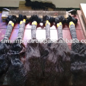 ¡Superventas! ¡Venta caliente! Pelo humano a granel de La India. Pelo humano indio a granel. Pelos crudos sin trama - Product Image 4