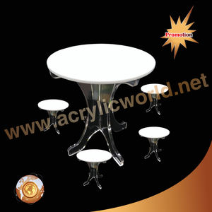 Tables basses en acrylique colorées Offre Spéciale personnalisées chaise de bureau en acrylique - Product Image 1