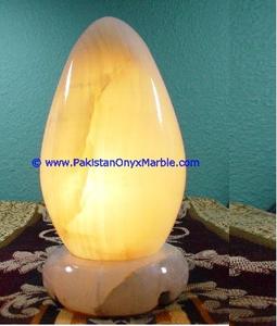 โคมไฟหินรูปไข่สไตล์โมเดิร์นลายดอกไม้รัก  แกะสลักด้วยเทคนิคการสลักบนหินชนวน สำหรับตกแต่งบ้าน - Product Image 5