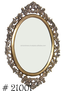 Metal Frame Rotating Double <b>Sided</b> <b>Table</b> Standing Makeup Mirror for Hotel Room - Product Image 5
