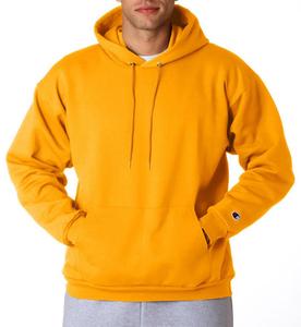 Sweat à capuche homme non doublé en coton mélangé personnalisable Style Hip Hop Tissu teint uni Hiver Logo personnalisé 330g - Product Image 4
