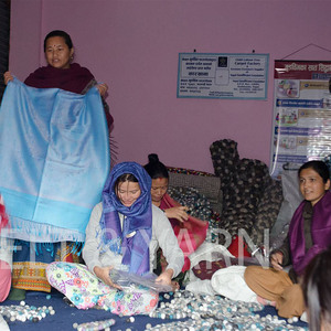 FBRR-006, Rectangle Tapis De Balle En Feutre, 100% Écologique En Laine De Nouvelle-Zélande, feutré et cousu par qualifiés artisanes du Népal - Product Image 3