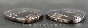 Venta al por Mayor de Piedras Semipreciosas de Ágata Fósil con Plumas Naturales de Tamaño Libre para Hacer Pendientes y Joyería, Proveedor ODM OEM - Product Image 2