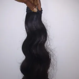 Temple de l'Inde du Sud Tissage Ondulé Super Vente Extensions Humaines Brutes Variété Y Compris Afro Wave Curl Lâche Vague Naturelle Profonde - Product Image 1