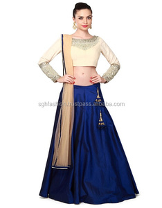 Colecciones Lehenga Choli de poliéster tradicional indio para bodas y fiestas - Product Image 1