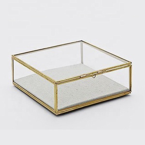 Plaine verre clair boîte à bijoux et boîte de rangement - Product Image 1