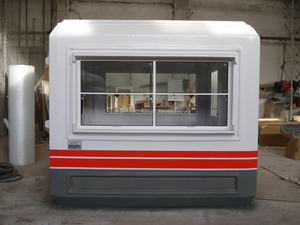 Panneaux sandwich en fibre de verre polyester durables et écologiques SAFTER MARINE pour l'extérieur, blancs, 220x270xh240, cabines, ateliers, parcs K2227 - Product Image 5