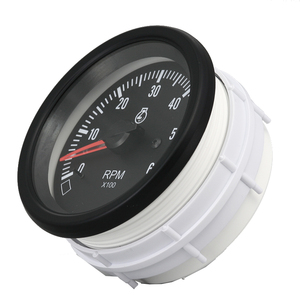 85mm Analogique Marine Bateau Accessoire Compteur horaire Tachymètre RPM Jauge Mètre - Product Image 4