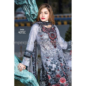 Trajes de césped clásicos de Pakistán/trajes de diseñador de césped pakistaní en Lahore/trajes de césped paquistaníes al por mayor - Product Image 1