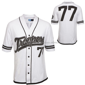 2017 conception personnalisée maillot de baseball, maillots de baseball vierges en gros - Product Image 2