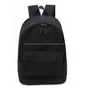 Shemax-mochila de lona personalizada Unisex